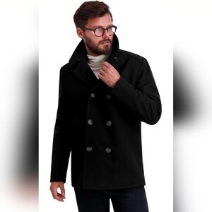 Nautica Men's Classic Double Breasted Peacoat XL